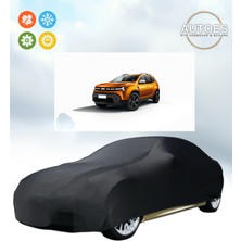 AUTOES Dacia Duster 2024 Uyumlu Branda Araba Brandası Oto Branda Siyah