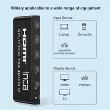 SARVONA Inca IHSK-460 Hdmı Splitter 1 In 4out 4K@60Hz Switch