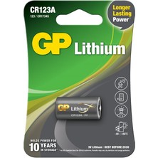 SARVONA Gp CR123A 3V Lityum Tekli Paket Pil (GPCR123A-U1) Fotoğraf Makinesi Pili