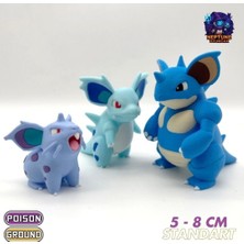 Neptune3D #0029 Nidoran (F), Nidorina, Nidoqueen Pokemon Gelişim Seti