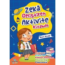Sancak Çocuk Zeka Geliştiren Aktivite Kitabım - Mavi Kitap