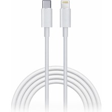 Bubitechh Iphone Uyumlu Pd Usb-C To Lightning Şarj Data Kablosu 3m Beyaz