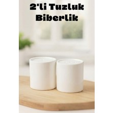 Feyza Design Şık 2'li Porselen Tuzluk ve Biberlik Seti, Sofralarınıza Zarafet Katın