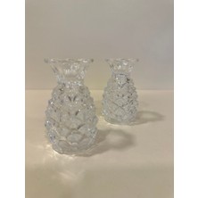 Feyza Design Şeffaf Cam Tuzluk ve Biberlik Seti, Şık ve Kullanışlı 2'li Takım