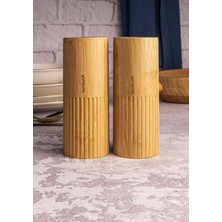 Feyza Design Şık 2'li Tuzluk ve Biberlik Seti, Mutfağınıza Zarif Dokunuş