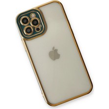 Epilons Iphone 12 Kılıf Liva Lens Silikon - Yeşil