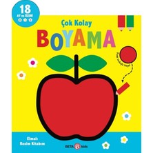 Beta Kids Çok Kolay Boyama Elmalı Resim Kitabım
