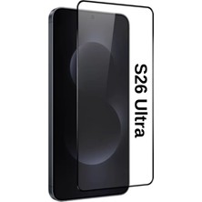 Paladyum Case Samsung Galaxy S26 Ultra Uyumlu 3D Antistatik Cam Ekran Koruyucu