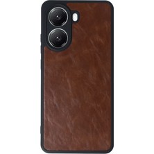 Starseven Poco X7 Kılıf Aras Deri Kapak - Taba