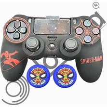 Doreka Ps4 Dualshock Spider-Man Koruyucu Silikon Kılıf ve Analog Korucusu