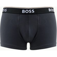 Boss Kırmızı - Lacivert Erkek Boxer Trunk 3p Power