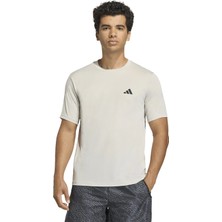 adidas Workout Essentials Base Erkek Bej Antrenman T-Shirt.-