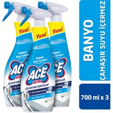 Ace Ultra 700 ml x 3 Köpük Çamaşır Susuz Banyo Ferah Koku ve Su Lekesi Önleyici Özellik