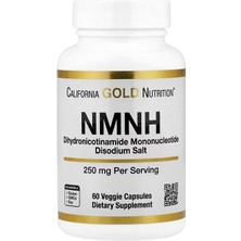 California Gold Nutrition Nmnh Brain & Cognitive Dihydronicotinamide Mononucleotide 250 Mg 60 Veggie Caps