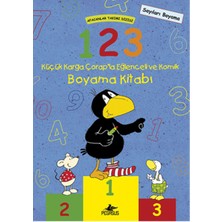 Pegasus Yayınları Afacanlar Takımı Dizisi: 1-2-3 Küçük Karga Çorap’la Eğlenceli ve Komik Boyama Kitabı