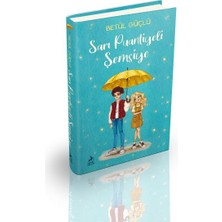 Ren Kitap Sarı Puantiyeli Şemsiye -Ciltli