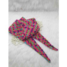 Happy Handmade Viral Pamuklu Kruvasan ATKI/1.20CM Mini Atkı/kruvasan Atkı/sophie Scarf/trend Atkı/atkı/hediyelik