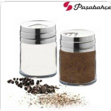 Feyza Design Şık Metal Kapaklı Tuzluk ve Biberlik Seti, 6'lı, Modern ve Kullanışlı Tasarım