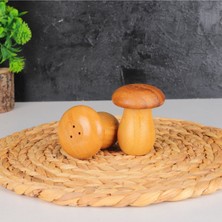 Feyza Design Mantar Tasarımlı 2'li Tuzluk ve Biberlik Seti, Şık ve Kullanışlı