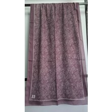 Aminenesil Paisley Etnik Desen Soft Pamuk Şal Mürdüm Renk