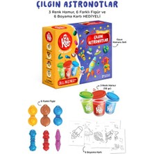 Bigkids Toys Çılgın Astronotlar Oyun Hamuru Seti (15 Parça - 340 Gr)