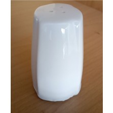 Feyza Design Şık Beyaz Porselen Tuzluk 8X5X5CM, Elegant ve Kullanışlı Tasarım
