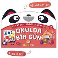 Bi Kutu Oyun Bi Kutu Cırt Cırtlı Etkinlik Kitabım - Okulda Bir Gün 42 Adet Cırt Cırt ile Eğlenceli Tasarım 2+ Yaş