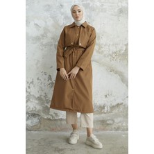 inStyle Nalyes Kapaklı Kuşaklı Taba Trenç