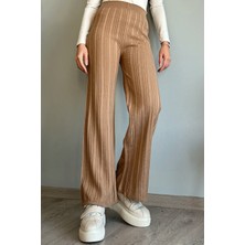 inStyle Fitilli Camel Triko Pantolon