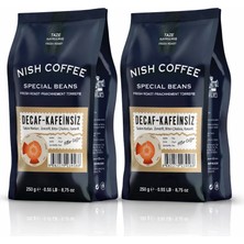 Nish Kahve Nish Filtre Kahve Decaf - Kafeinsiz 2x250 Gr - Çekirdek Kahve