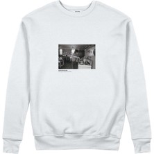 The Lucid Lab Keith Richards Montauk New York 1975 Sweatshirt - Beyaz