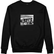 The Lucid Lab LED Zeppelin The Starship Sweatshirt - Siyah