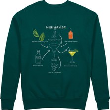 The Lucid Lab Margarita Sweatshirt - Koyu Yeşil