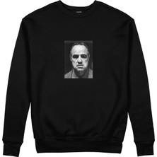 The Lucid Lab Marlon Brando / Godfather 1972 Sweatshirt - Siyah