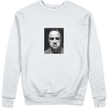 The Lucid Lab Marlon Brando / Godfather 1972 Sweatshirt - Beyaz