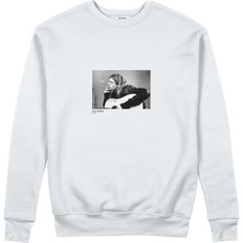 The Lucid Lab Kurt Cobain 1990 Sweatshirt - Beyaz