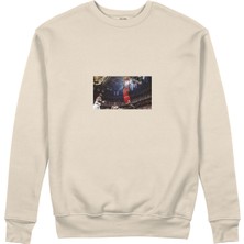 The Lucid Lab Michael Jordan Chicago Bulls 1997 Sweatshirt - Bej