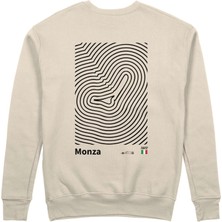 The Lucid Lab Monza Circuit Artwork Sweatshirt - Bej