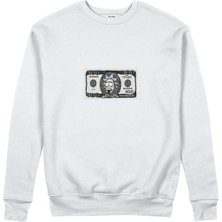 The Lucid Lab Morty Dollar Sweatshirt - Beyaz
