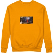 The Lucid Lab Michael Jordan Chicago Bulls 1997 Sweatshirt - Turuncu