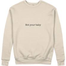 The Lucid Lab Not Your Baby Sweatshirt - Bej