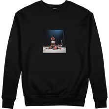 The Lucid Lab Muhammed Ali And Sonny Liston Usa 1965 Sweatshirt - Siyah
