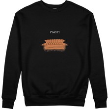 The Lucid Lab Pivot! / Friends Sweatshirt - Siyah