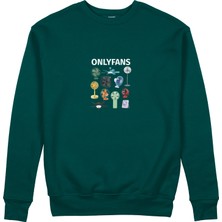 The Lucid Lab Onlyfans Sweatshirt - Koyu Yeşil