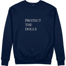 The Lucid Lab Protect The Dolls Sweatshirt - Lacivert