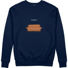 The Lucid Lab Pivot! / Friends Sweatshirt - Lacivert