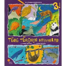 Günışığı Kitaplığı Ilk Kitabını Kendin Boya - Türü Tükenen Hayvanlar