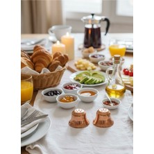 Feyza Design Şık Bakır Tuzluk Takımı, Zarif ve Dayanıklı Mutfağınıza Çok Yakışır