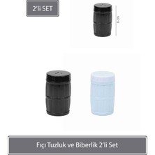 Feyza Design Şık ve Pratik 2'li Tuzluk ve Biberlik Seti, Mutfaklara Zarafet Katın