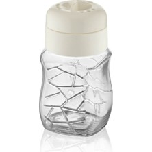 Feyza Design 2'li Cam Tuzluk Biberlik Seti, Ayarlı, Bpa Içermez, Kare Tasarım